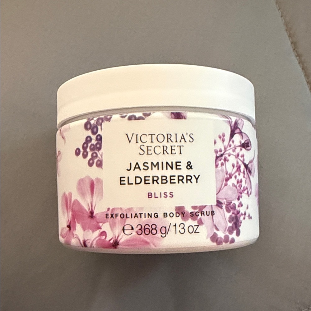 Victoria's Secret Jasmine & Elderberry Bliss Scrub - Purple and Pink